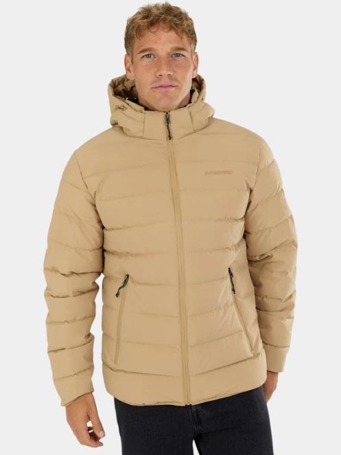 Fundango Hubble Padded Jacket férfi steppelt átmeneti kabát sárga színben 5