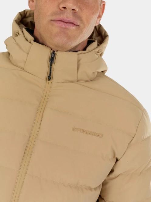 Fundango Hubble Padded Jacket férfi steppelt átmeneti kabát sárga színben 7