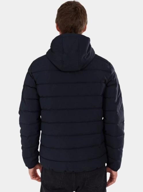 Fundango Hubble Padded Jacket férfi steppelt átmeneti kabát sötétkék színben 2