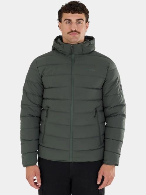 Fundango Hubble Padded Jacket férfi steppelt átmeneti kabát fekete színben 2