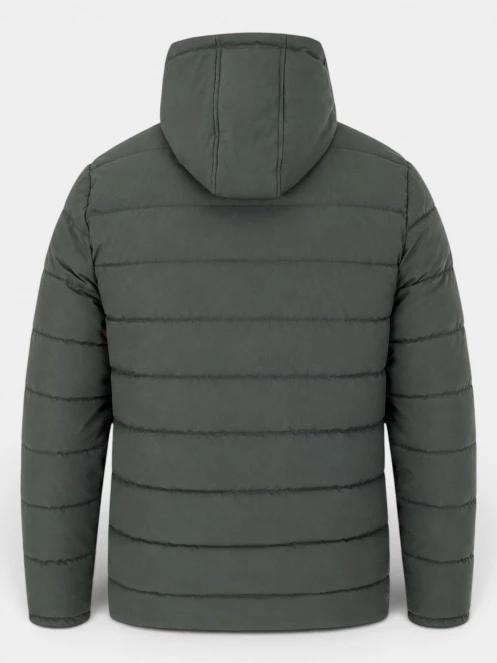 Fundango Hubble Padded Jacket férfi steppelt átmeneti kabát fekete színben 11
