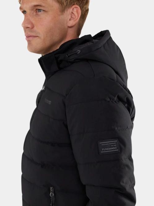 Fundango Hubble Padded Jacket férfi steppelt átmeneti kabát zöld színben 6