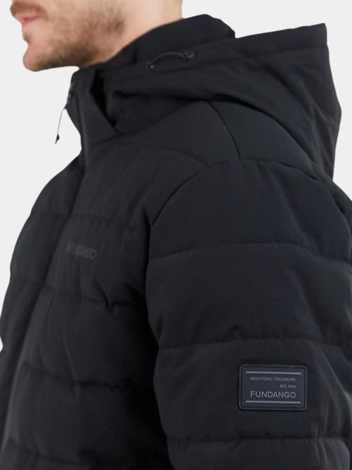 Fundango Hubble Padded Jacket férfi steppelt átmeneti kabát zöld színben 7