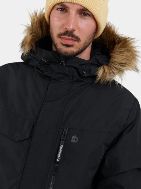 Fundango Venture Parka Jacket férfi télikabát fekete színben 5