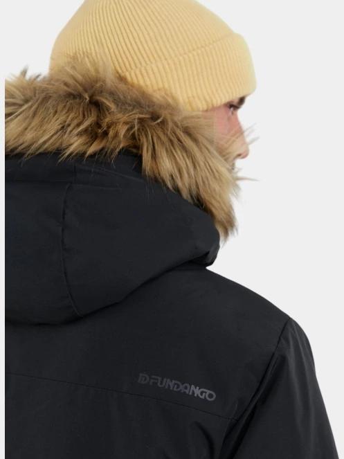Fundango Venture Parka Jacket férfi télikabát fekete színben 7