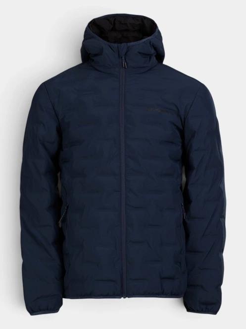 Fundango Smoke Eco Hooded Jacket férfi túrakabát sötétkék színben 6