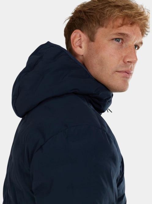 Fundango Smoke Eco Hooded Jacket férfi túrakabát sötétkék színben 5