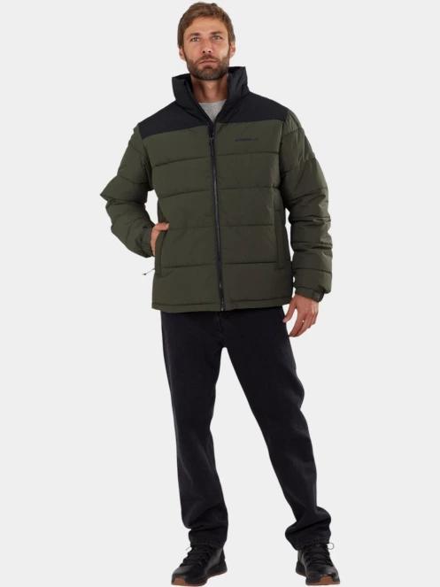 Fundango Winton Jacket férfi átmeneti kabát oliva színben 4