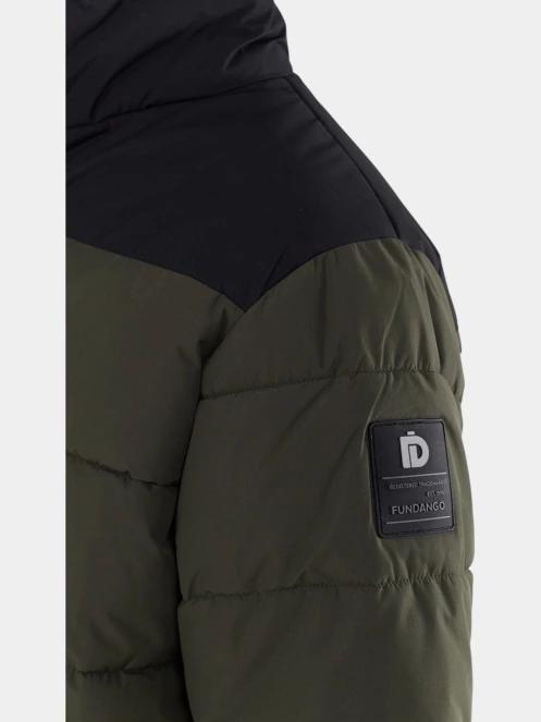 Fundango Winton Jacket férfi átmeneti kabát oliva színben 7