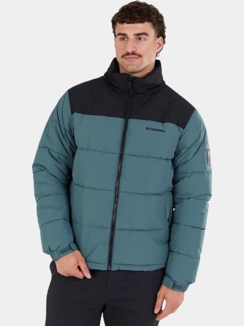 Fundango Winton Jacket férfi átmeneti kabát zöld színben 2