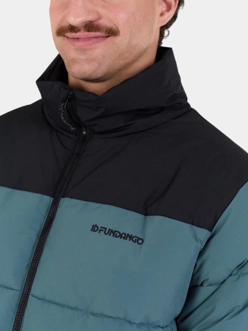 Fundango Winton Jacket férfi átmeneti kabát zöld színben 5
