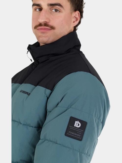 Fundango Winton Jacket férfi átmeneti kabát zöld színben 6
