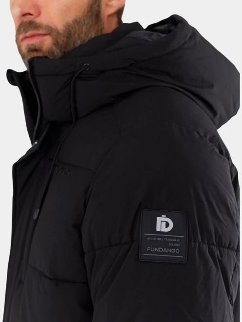 Fundango Arctic Puffer Jacket férfi télikabát fekete színben 8