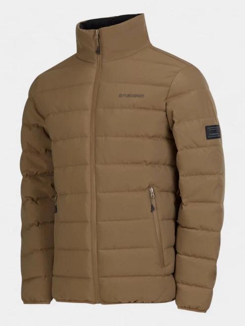 Fundango Arson Padded Jacket férfi steppelt átmeneti kabát barna színben 12