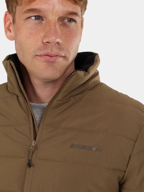 Fundango Arson Padded Jacket férfi steppelt átmeneti kabát barna színben 10