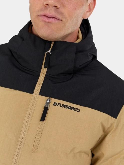 Fundango Passat II Padded Jacket férfi steppelt télikabát sárga színben 5