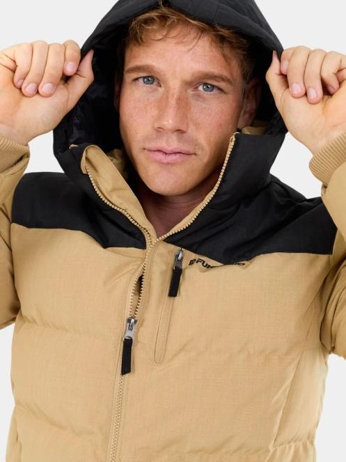 Fundango Passat II Padded Jacket férfi steppelt télikabát sárga színben 6
