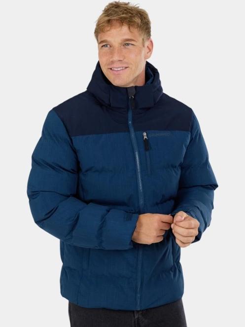 Fundango Passat II Padded Jacket férfi steppelt télikabát kék színben 2