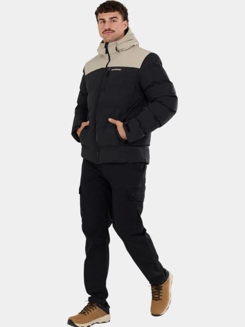 Fundango Passat II Padded Jacket férfi steppelt télikabát fekete színben 4