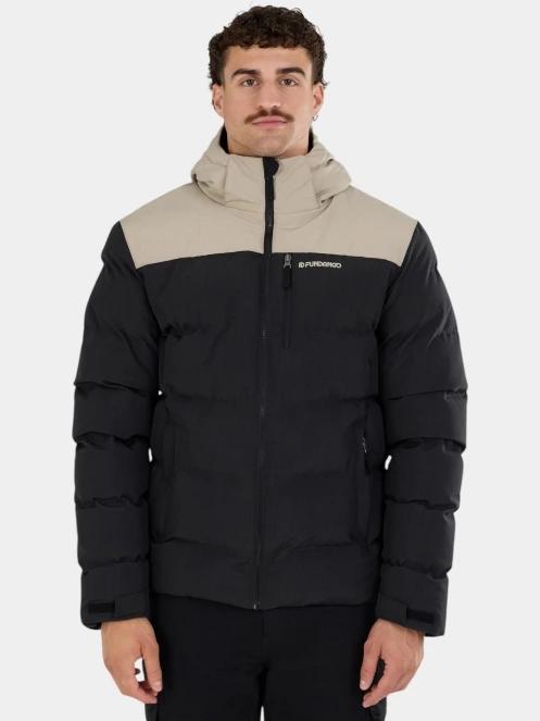 Fundango Passat II Padded Jacket férfi steppelt télikabát fekete színben 7