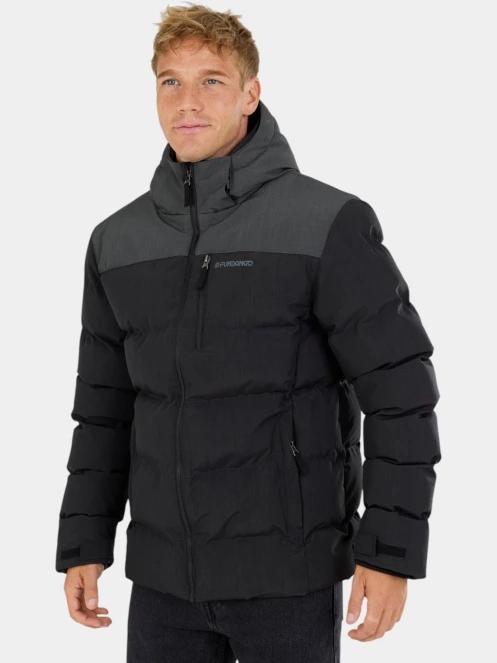Fundango Passat II Padded Jacket férfi steppelt télikabát fekete színben 2