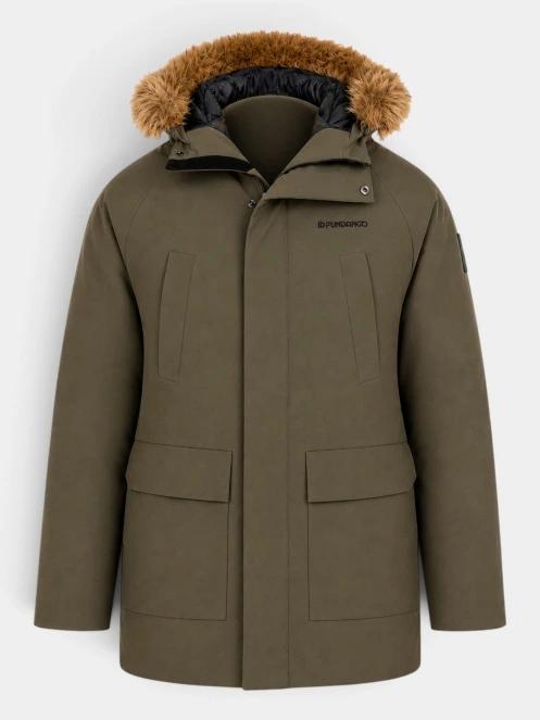 Fundango Spirit II Parka Jacket férfi télikabát oliva színben 8
