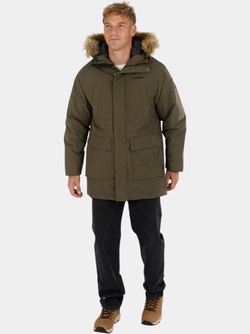 Fundango Spirit II Parka Jacket férfi télikabát oliva színben 4