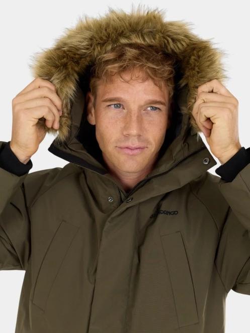Fundango Spirit II Parka Jacket férfi télikabát oliva színben 5