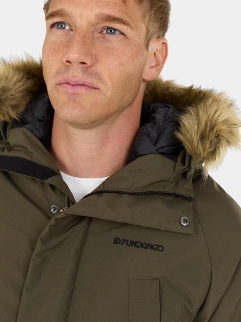 Fundango Spirit II Parka Jacket férfi télikabát oliva színben 6