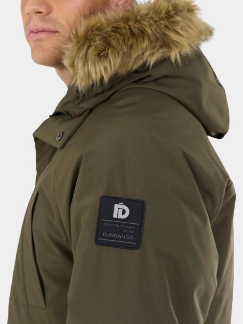 Fundango Spirit II Parka Jacket férfi télikabát oliva színben 7
