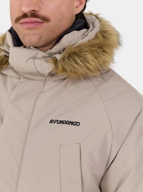 Fundango Spirit II Parka Jacket férfi télikabát homok színben 6
