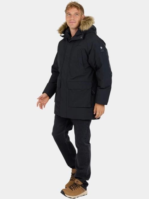 Fundango Spirit II Parka Jacket férfi télikabát fekete színben 4