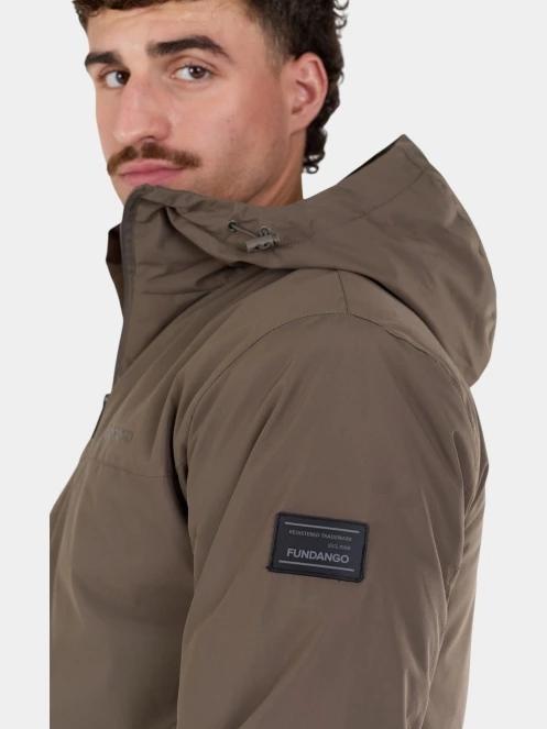 Fundango Millerton Jacket férfi átmeneti kabát barna színben 5