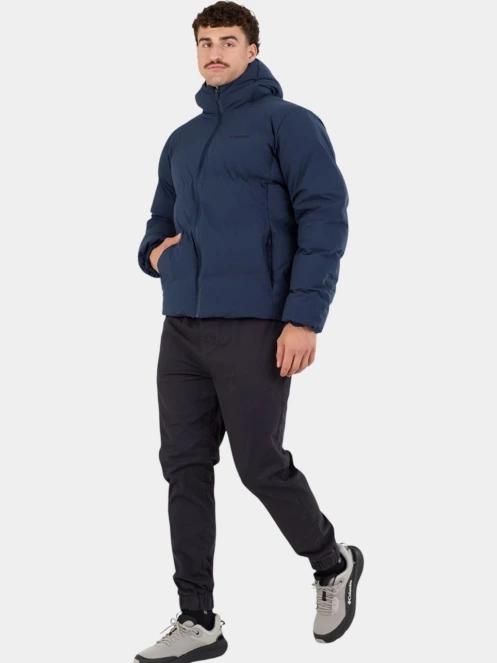 Fundango Newport Puffer Jacket férfi steppelt télikabát sötétkék színben 4