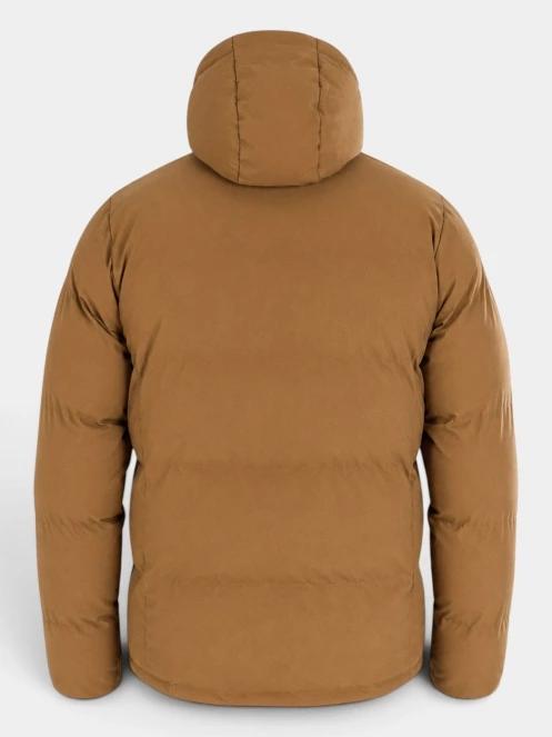 Fundango Newport Puffer Jacket férfi steppelt télikabát barna színben 8