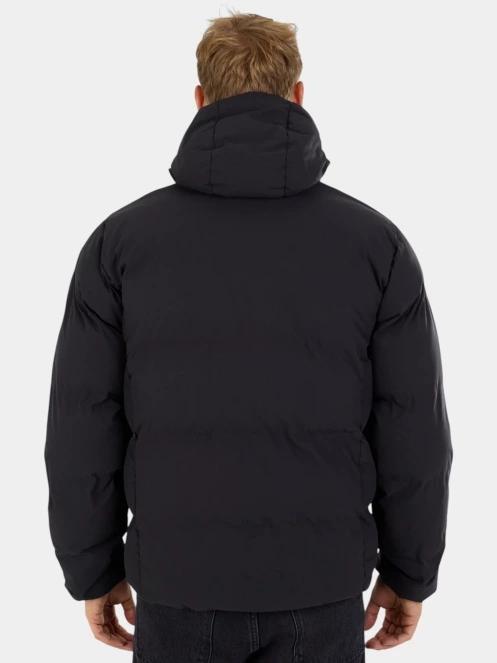 Fundango Newport Puffer Jacket férfi steppelt télikabát fekete színben 3