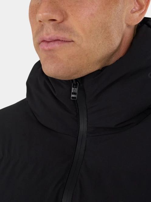 Fundango Newport Puffer Jacket férfi steppelt télikabát fekete színben 6