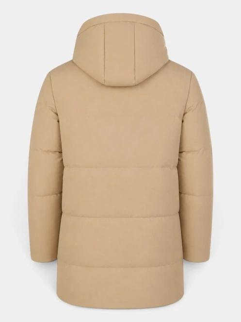 Fundango Nordvik Parka Jacket férfi steppelt télikabát sárga színben 9