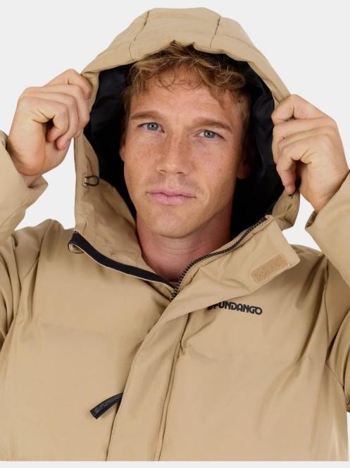 Fundango Nordvik Parka Jacket férfi steppelt télikabát sárga színben 7