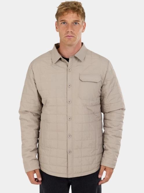 Fundango Grido Padded Shirt Jacket férfi ingkabát homok színben 2
