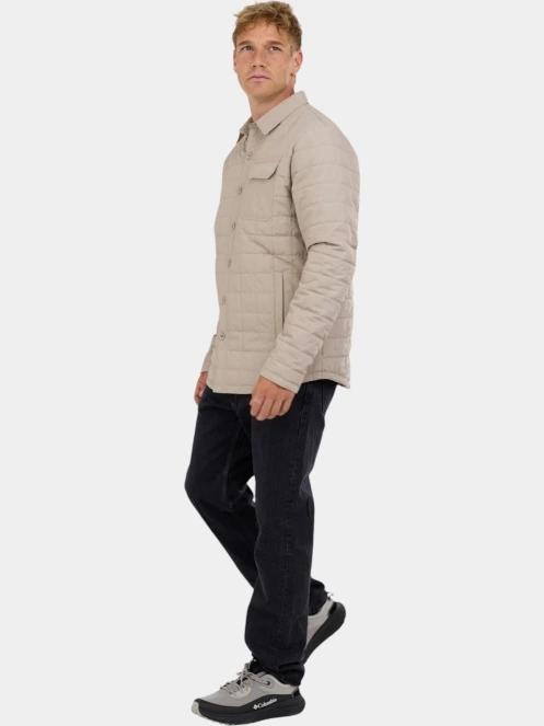 Fundango Grido Padded Shirt Jacket férfi ingkabát homok színben 4
