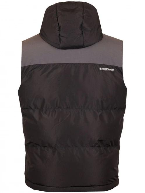 Fundango Laurel Padded Vest férfi mellény fekete színben 10