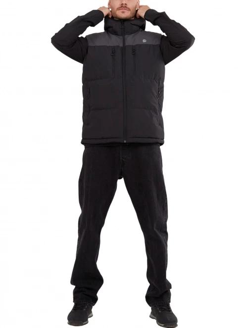 Fundango Laurel Padded Vest férfi mellény fekete színben 4