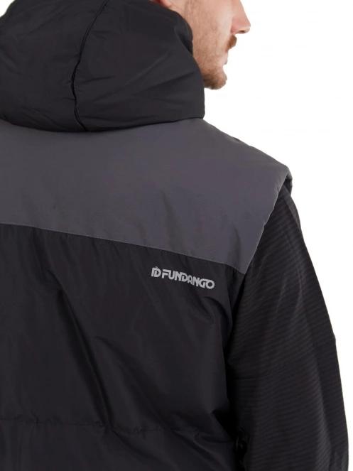 Fundango Laurel Padded Vest férfi mellény fekete színben 7