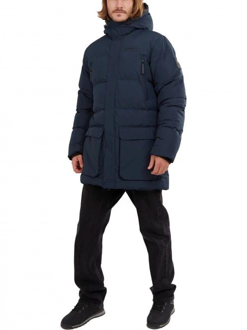 Fundango Spirit Puffer Jacket férfi télikabát kék színben 4