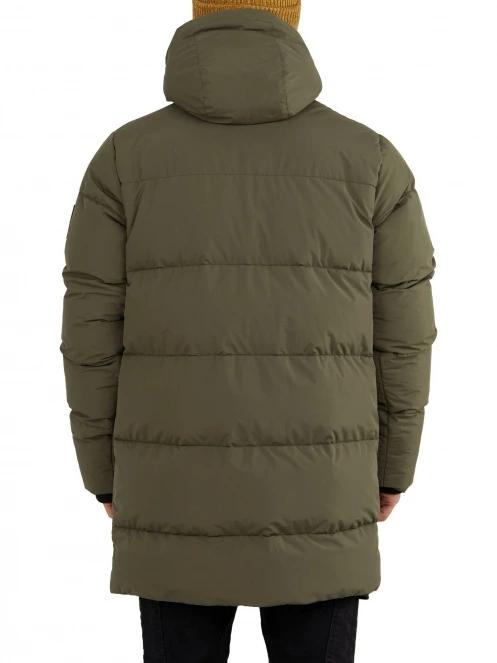 Fundango Spirit Puffer Jacket férfi télikabát oliva színben 3