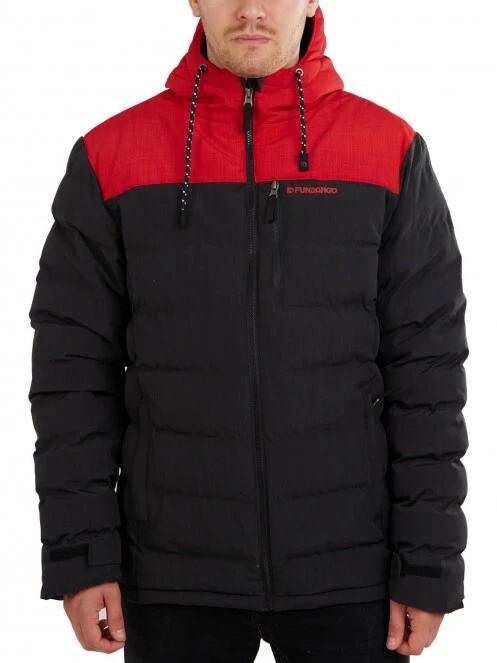 Fundango Passat Padded Jacket férfi utcai kabát szürke színben 2