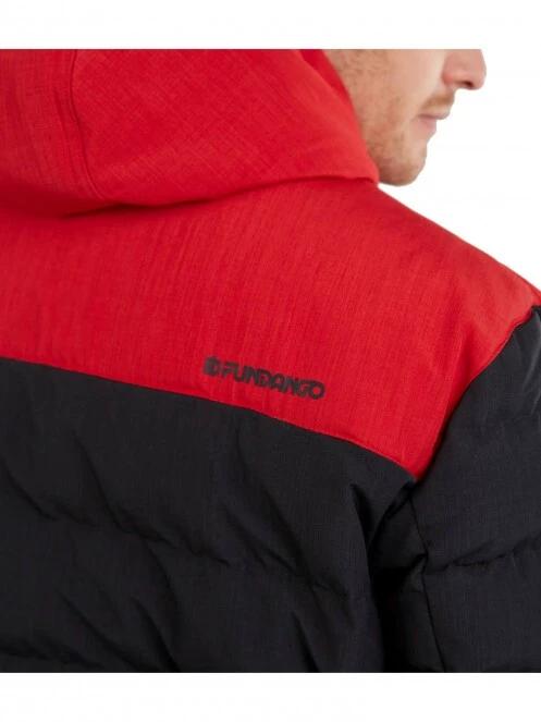 Fundango Passat Padded Jacket férfi utcai kabát szürke színben 5