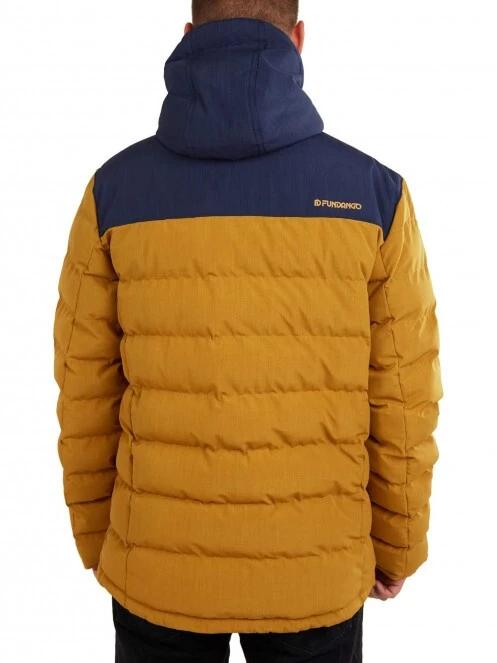 Fundango Passat Padded Jacket férfi utcai kabát sárga színben 3