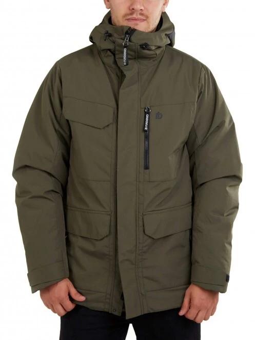 Fundango Perill Parka Jacket férfi utcai kabát oliva színben 2